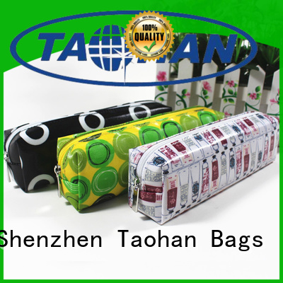 Taohan Brand neoprene waterproof zipper personalised pencil case