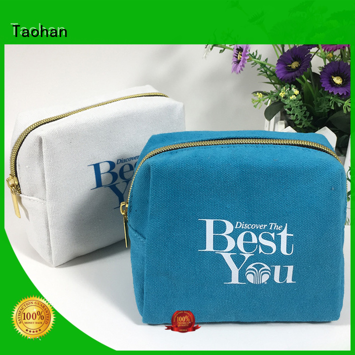 Quality Taohan Brand design cosmetic small makeup bag