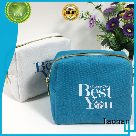 Taohan Brand metal travelling clear makeup cosmetic bag