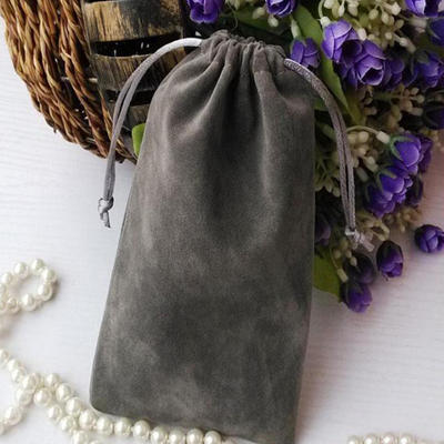 Velvet drawstring pouch for jewellery and gift collection