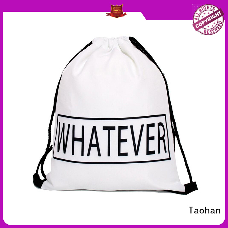 Quality Taohan Brand drawstring string backpack