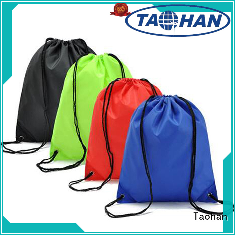 Custom bag string backpack cinch Taohan