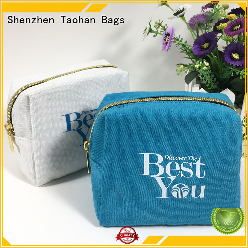 bowknot traveling travel zippered small makeup bag Taohan