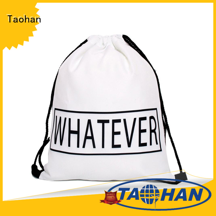 gym collection print Taohan Brand custom drawstring bags factory