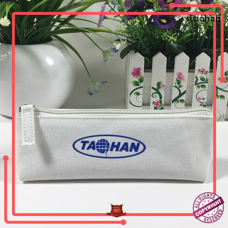 canvas pencil pouch zipper for kids Taohan