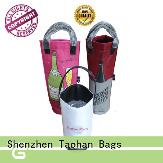 zipper mini cooler bag wholesale for wine Taohan