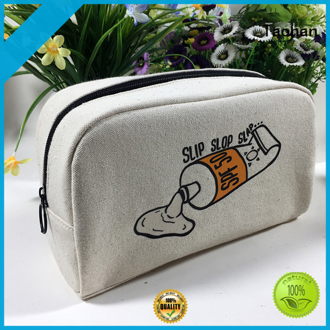 customization print top makeup cosmetic bag Taohan manufacture