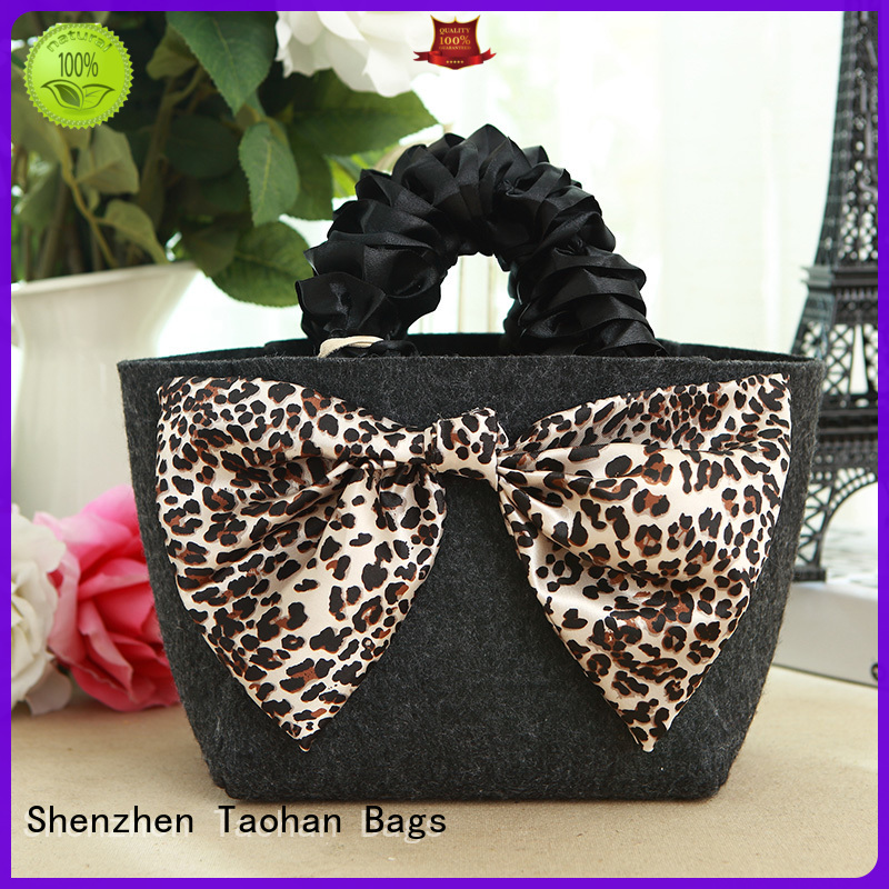 Taohan Brand canvas bags customization silkscreen small makeup bag