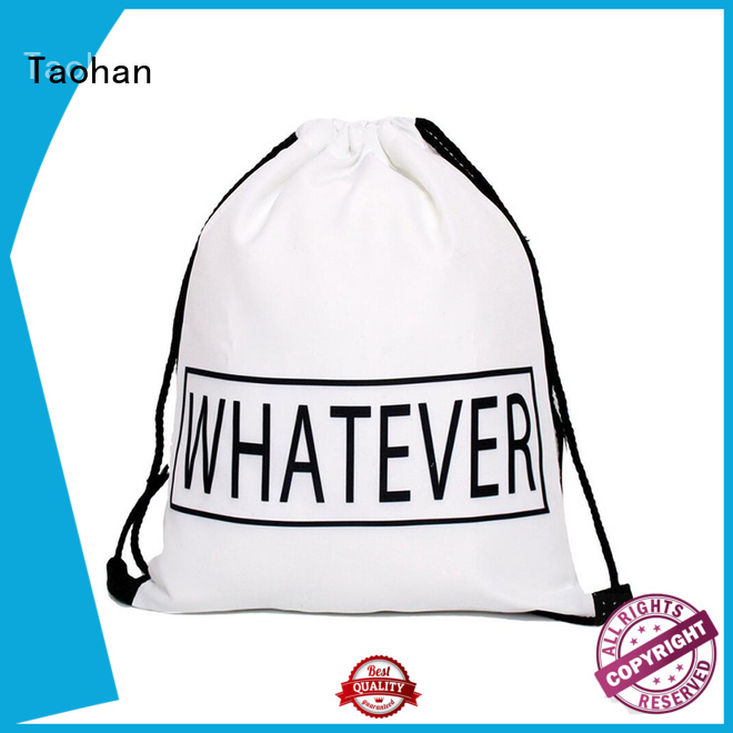custom drawstring bags backpack string backpack Taohan Brand