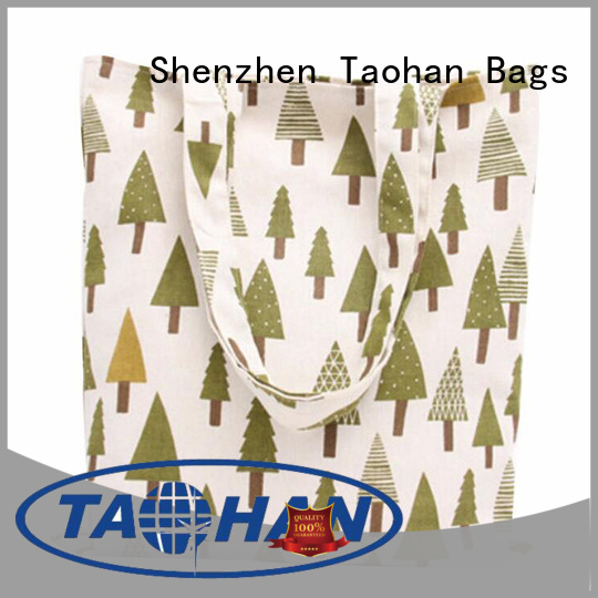 Taohan cotton eco friendly bags factory for store