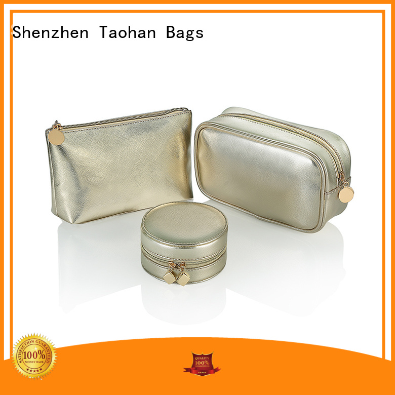 Taohan Brand pu makeup cosmetic small makeup bag