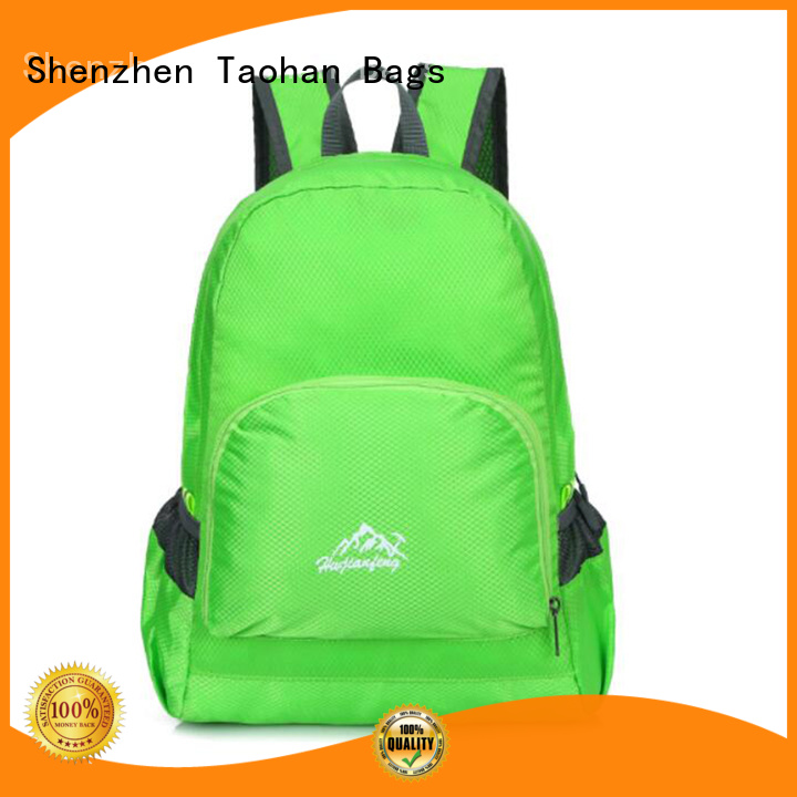 Taohan foldable usb backpack personalized for outdoor
