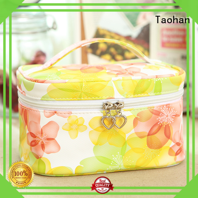 handle design makeup cosmetic bag Taohan manufacture