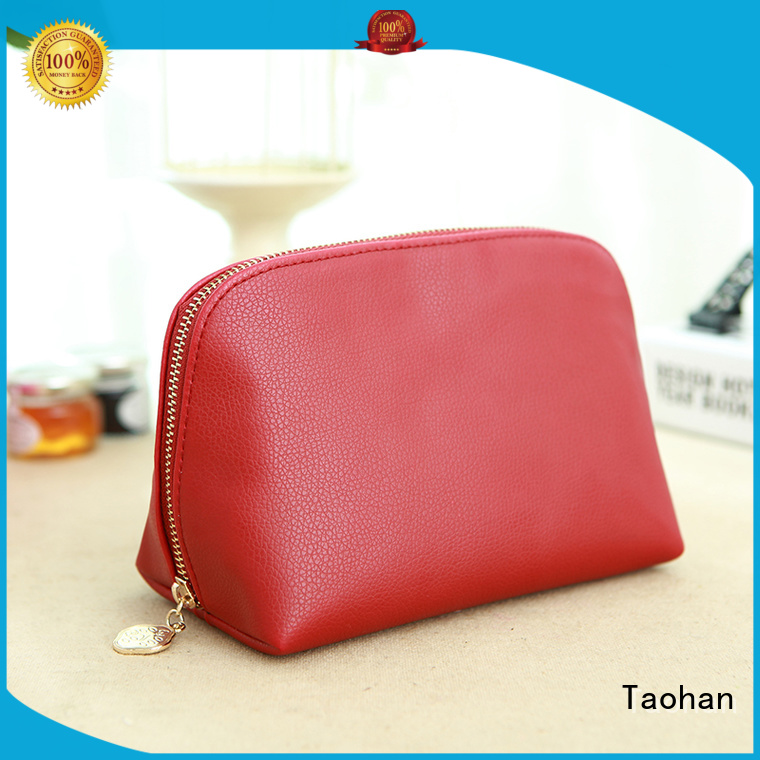 Wholesale felt zipper small makeup bag Taohan Brand