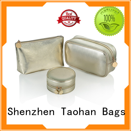 pu leather small makeup bag bowknot Taohan Brand