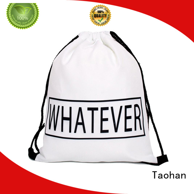 Taohan hot selling cinch sack bags for traveling