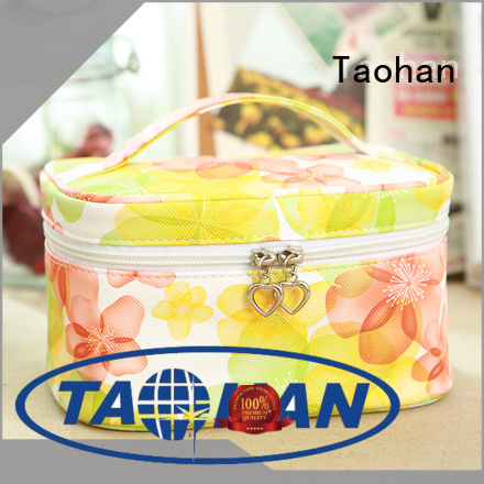 Taohan Brand clear pouch silkscreen small makeup bag manufacture