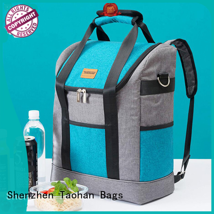 large pockets wine cooler Taohan Brand insulated cooler bags supplier