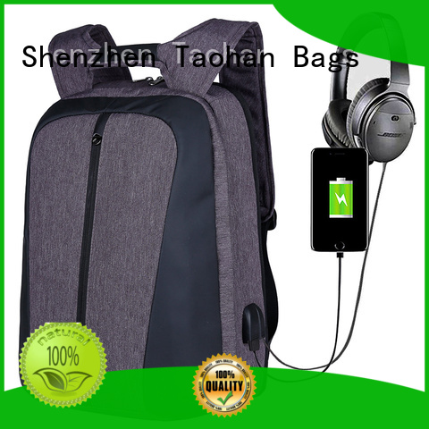 camping skin bag Taohan Brand usb backpack