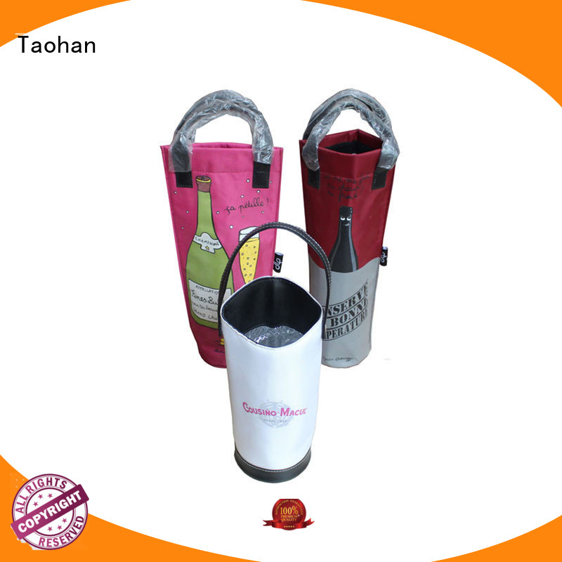 insulated wine cooler tote nylon bag insulated wine tote bottle company