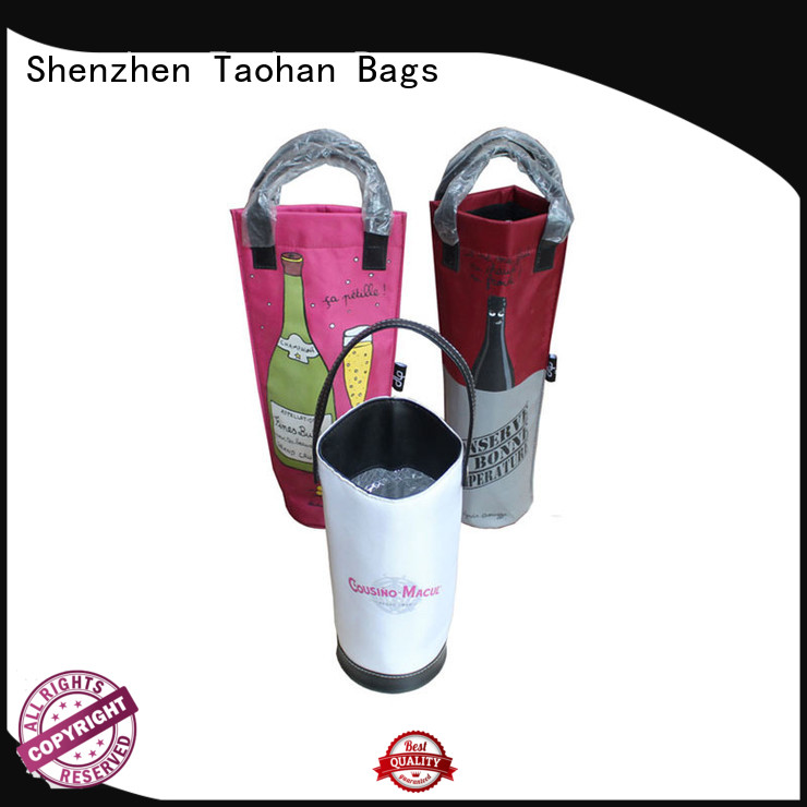 Taohan hot selling insulated wine bottle carrier series for travelling