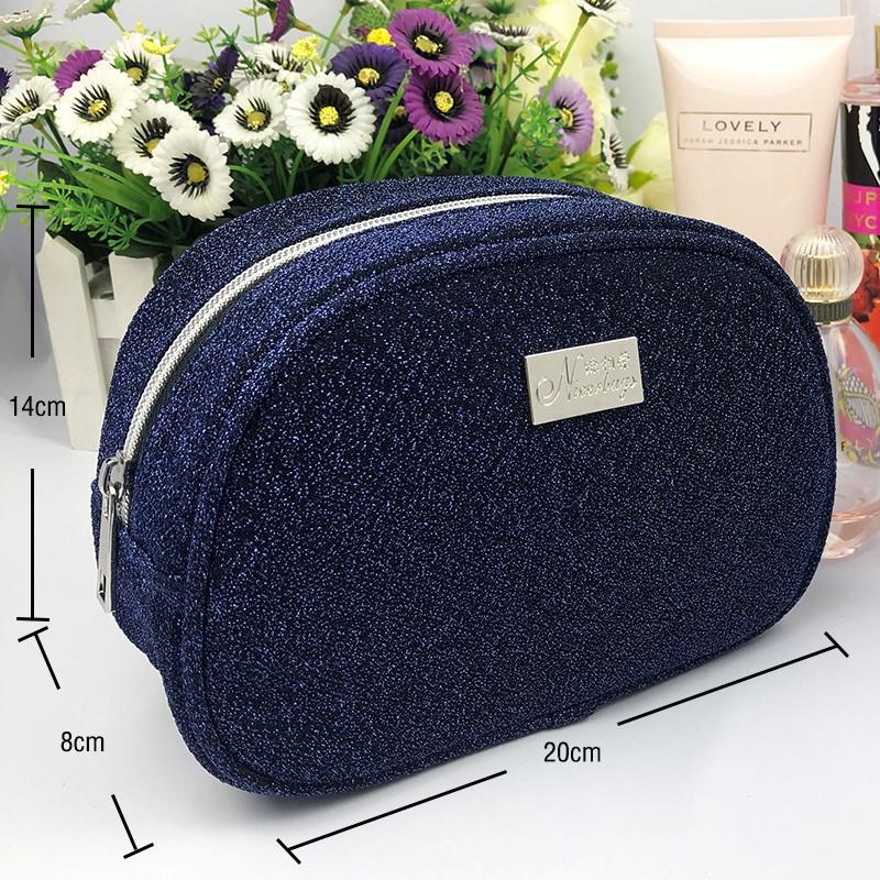 glitter small makeup bag foldable personalized for household-1
