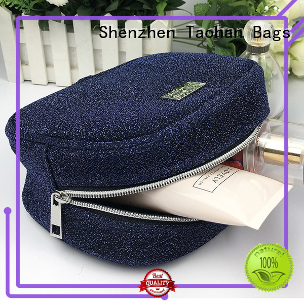 Taohan glitter small makeup bag colorful for household