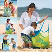 Outdoor beach toy mesh handle pouch