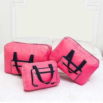 ISO Certified factory custom waterproof nylon Foldable travel bag
