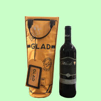 Insulated Wine/Champagne Cooler bag with Portable Handle - Fits All 750 ml Bottles