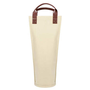 Insulated padded thermal wine bottle carrying cooler bag