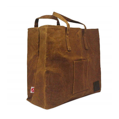 Custom professional design wax canvas shopping bag