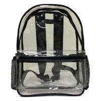 Strict QC&CE ISO Certified bags factory custom plastic clear PVC backpack