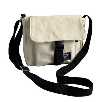 ISO Certified factory custom cotton canvas shoulder messenger bag