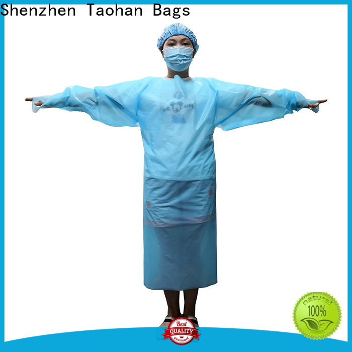 Taohan stable disposable isolation gowns from China for nurse