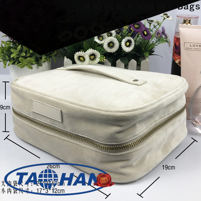 Taohan folding small makeup bag supplier for woman