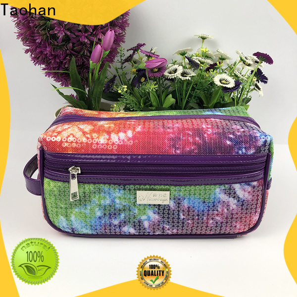 Taohan glitter small makeup bag personalized for woman