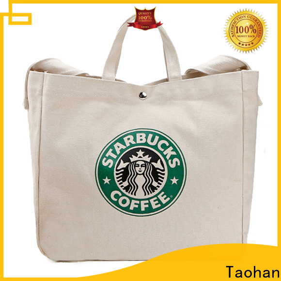 Taohan cotton eco shopping bags with good price for shop