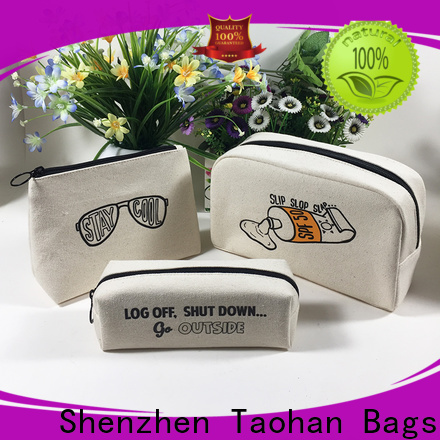 Taohan soft travel cosmetic bags with good price for woman