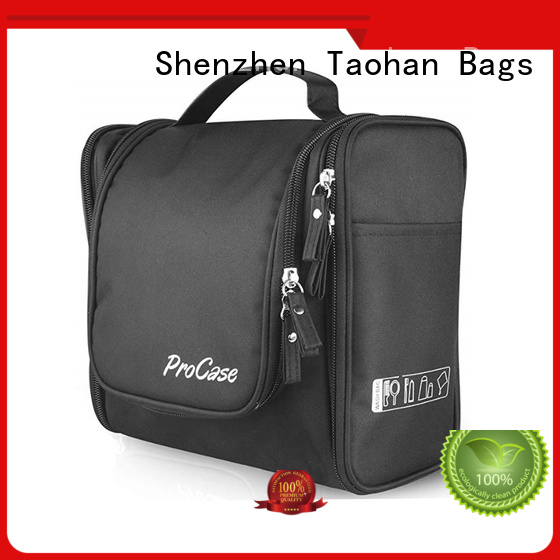 Taohan leather toiletry bag factory price for vacation