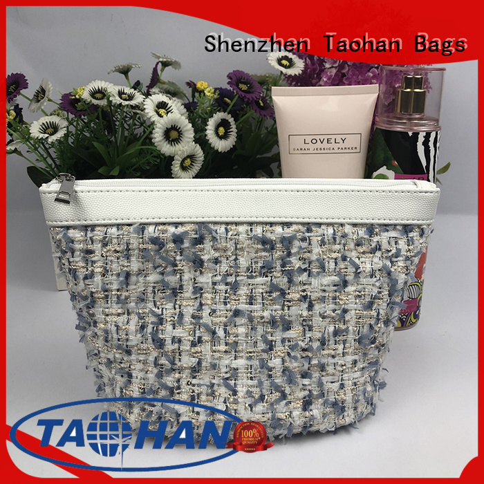 shiny small makeup bag personalized for household