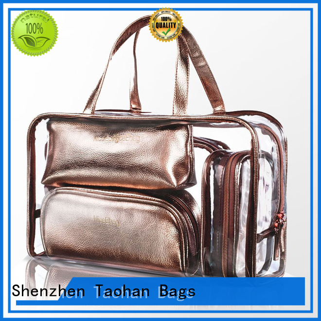 glitter small makeup bag supplier for household