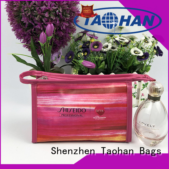 Taohan colorful clear cosmetic bags with good price for lady
