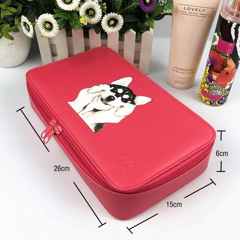 foldable small makeup bag laser personalized for lady-1
