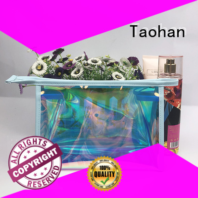 Taohan pvc makeup bags and cases design for lady