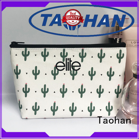 Taohan soft small makeup bag factory for lady