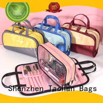 Taohan Brand color gold zipper small makeup bag manufacture