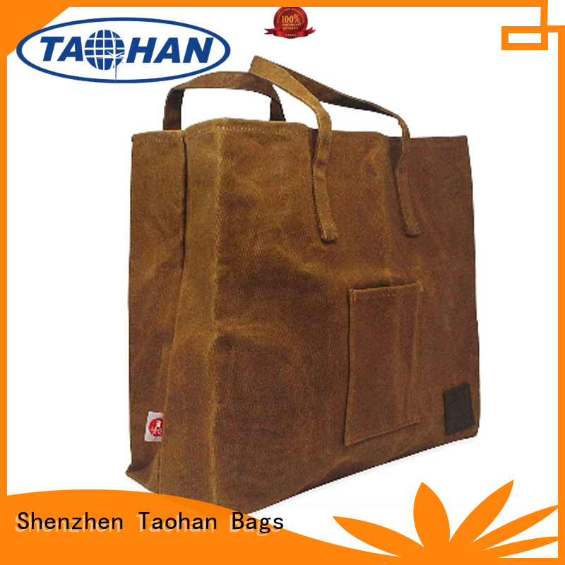 Taohan cotton eco friendly shopping bags factory for grocery