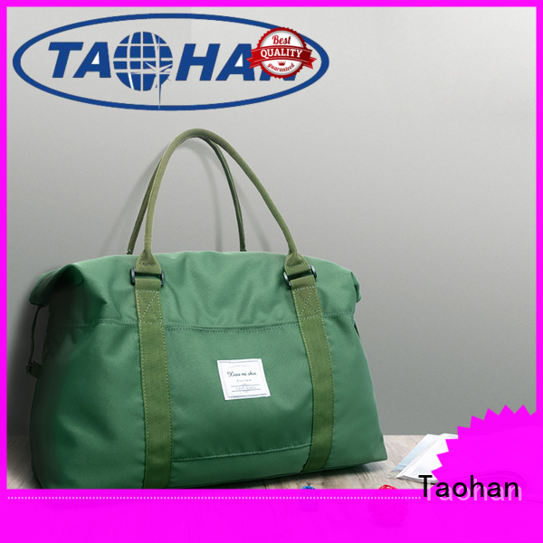 certificated canvas duffle bag design for trip