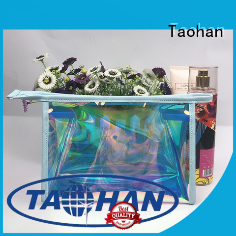 Taohan plastic clear cosmetic bags factory for make up